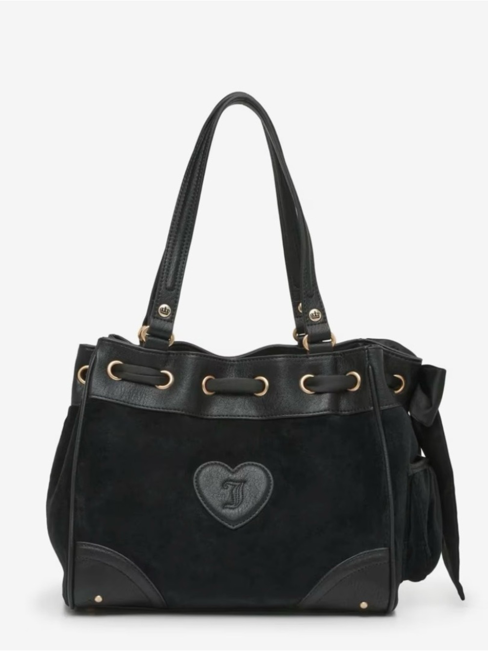 NWT Juicy Couture Royal Bloom Tote with Heart Charm - Picture 5 of 7